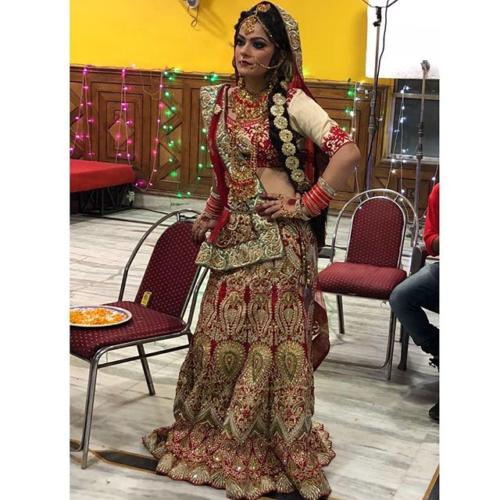 Nidhi Jha Photo in Red Dulhan Dress