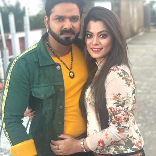 Nidhi Jha and Pawan Singh Latest HD Images